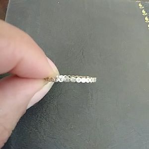 Sterling silver with gold